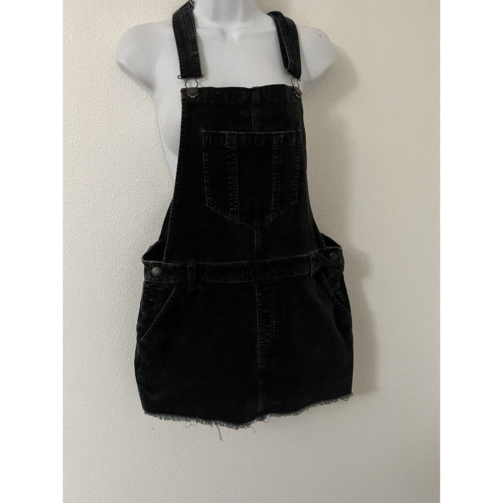 American Eagle Corduroy Overall Jumper M Dark Gray EUC Medium